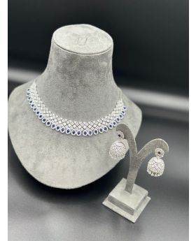 Nevy Blue choker set 