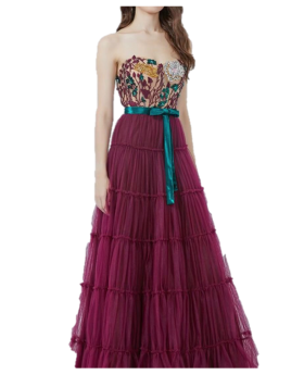 Floral Bustier Dress